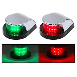 1 Set Red Green Running Lights For Boat Navigation Lights Parking Lamp Marine Lights LED 12V Waterproof Yacht Beacon Accessories