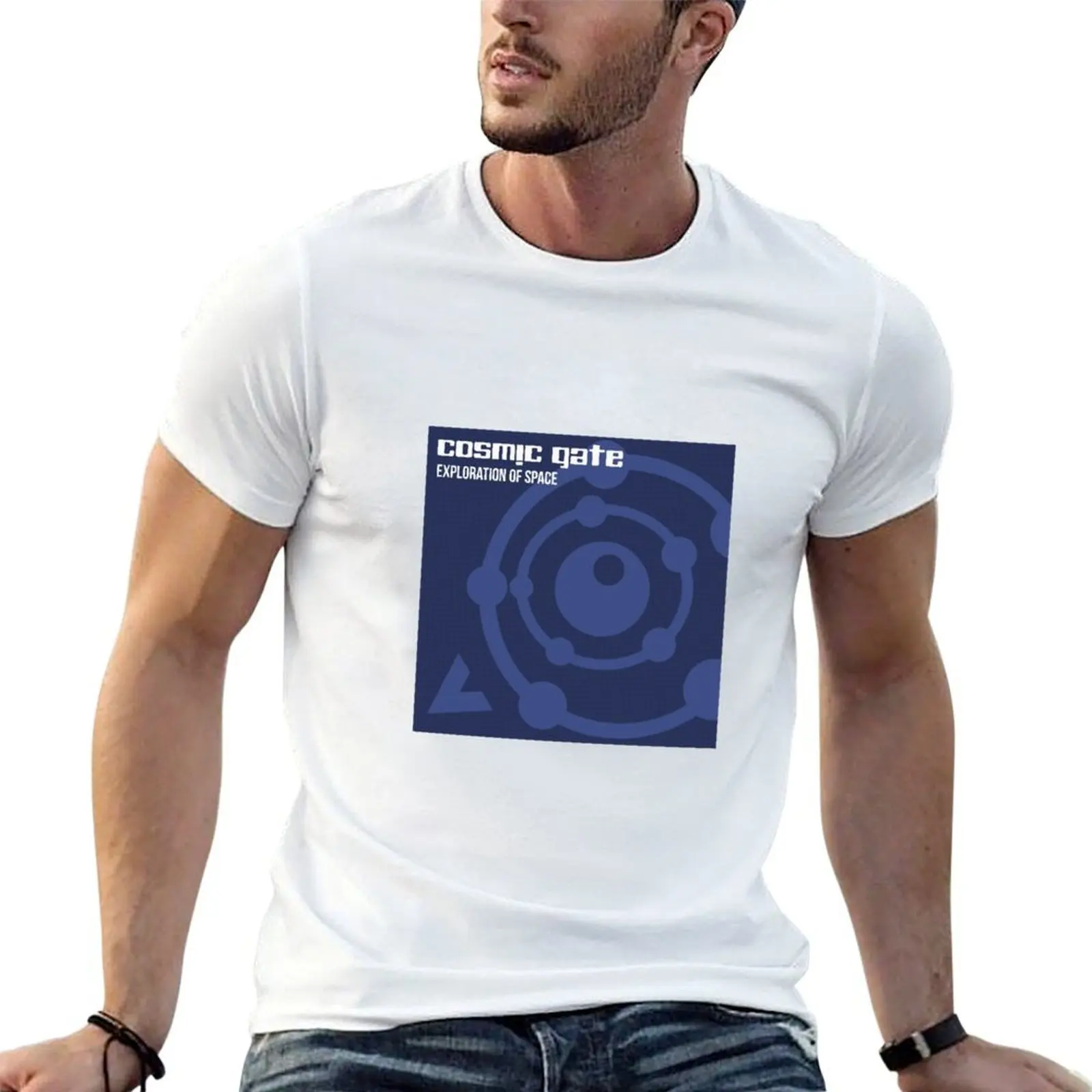 Cosmic Gate Exploration of Space T-Shirt t shirt man casual g man t shirts for men t shirt man luxury T-shirt