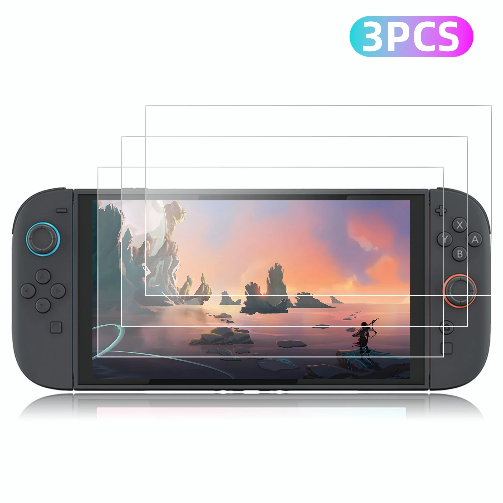 voor Nintendo Switch 2 Console-schermbeschermer met automatische uitlijningsframe Beschermfolie van gehard glas voor Switch 2-accessoires
