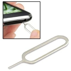 Minibandeja de tarjeta SIM para teléfono móvil, herramienta de extracción de Pin de expulsión, llave de aguja para iPhone 7, 6S, 6 Plus, 5, 5S, SE, 5C, 4, 4S, 1000 Uds.