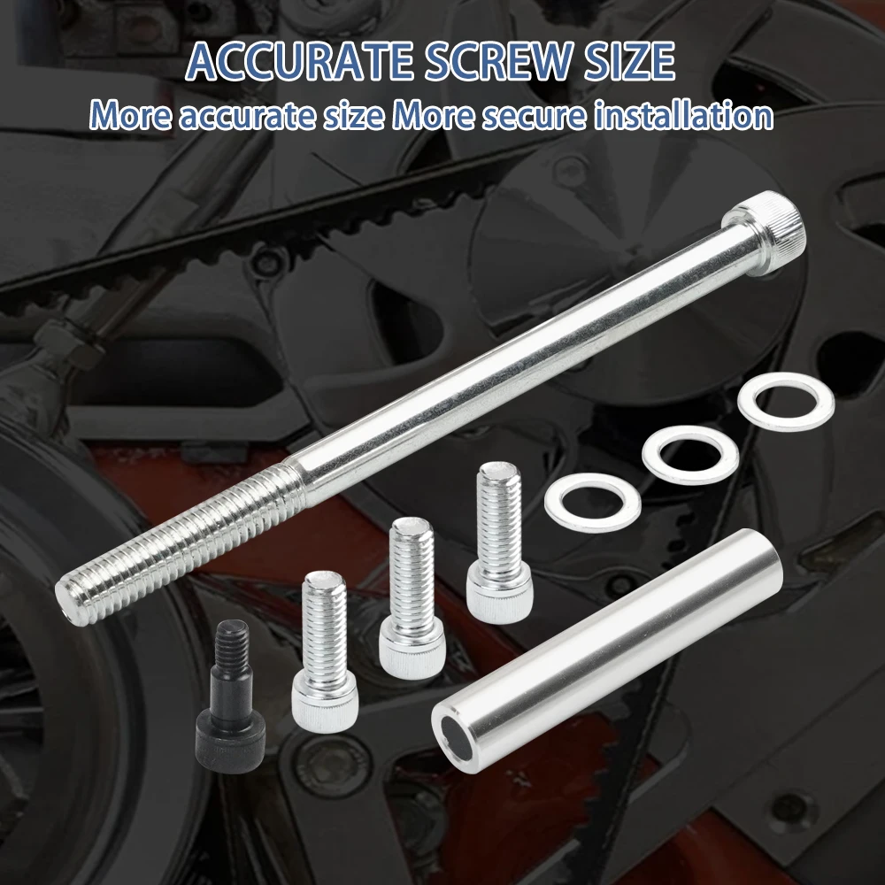 Chevy SBC 305 327 350 383 5.0L 5.7L V8 8 실린더 긴 워터 펌프 소형 블록 엔진 용 발전기 브래킷 조정 가능한 키트