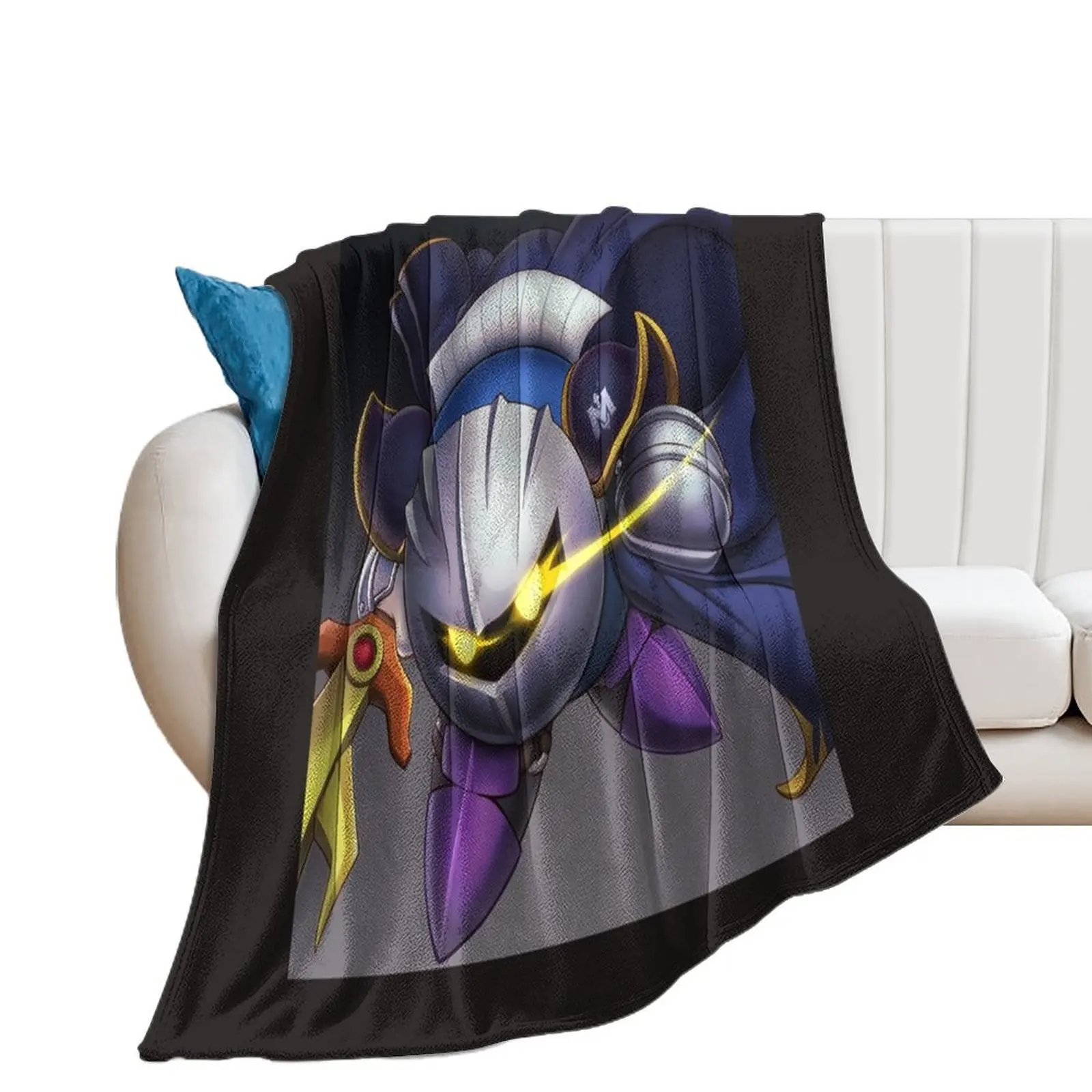 

Meta Knight (avatar) Throw Blanket Flannels Plaid on the sofa Blankets