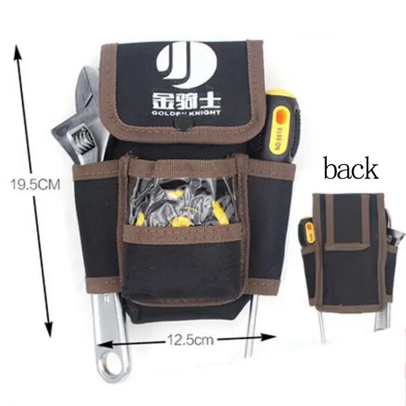 Multifunctional Electrician Tool Bag Waterproof Oxford Tools Kit Pockets & Waist Belt 공구벨트 공구밸트