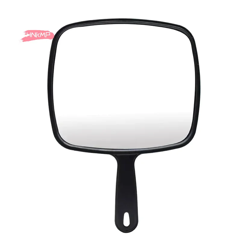 Professional Large-sized Hairdresser Hand Mirror, Salon Grade Handheld Mirror with Handle,Practical Home Use Makeup Styling Tool