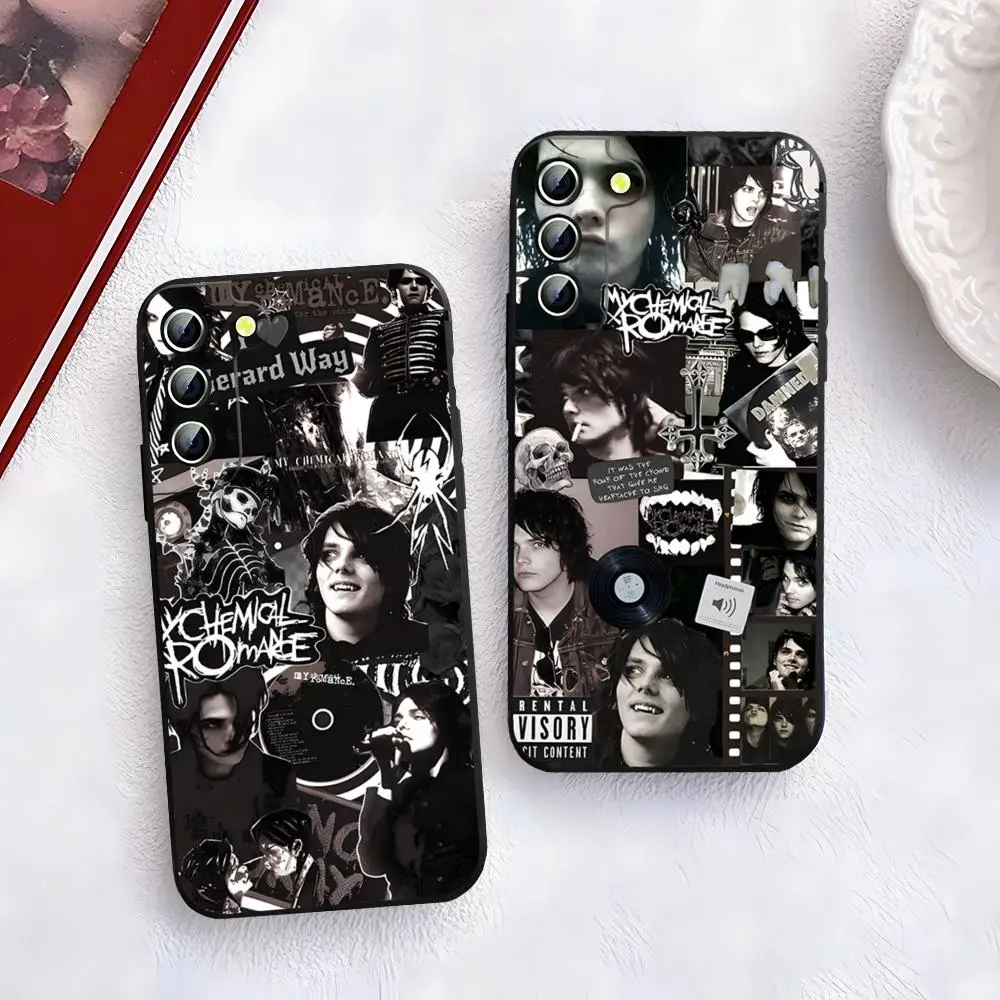 Coque de téléphone My C-Chemical Romance Band, étui arrière pour Samsung Galaxy S26 A56 A55 A54 A34 S24 S23 S22 S25 A53