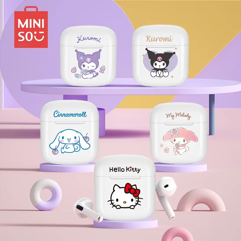 New Sanrio HelloKitty Big Ear Dog Wireless Bluetooth In ear High Aesthetic Wireless Earphones Suitable for All Bluetooth Phones