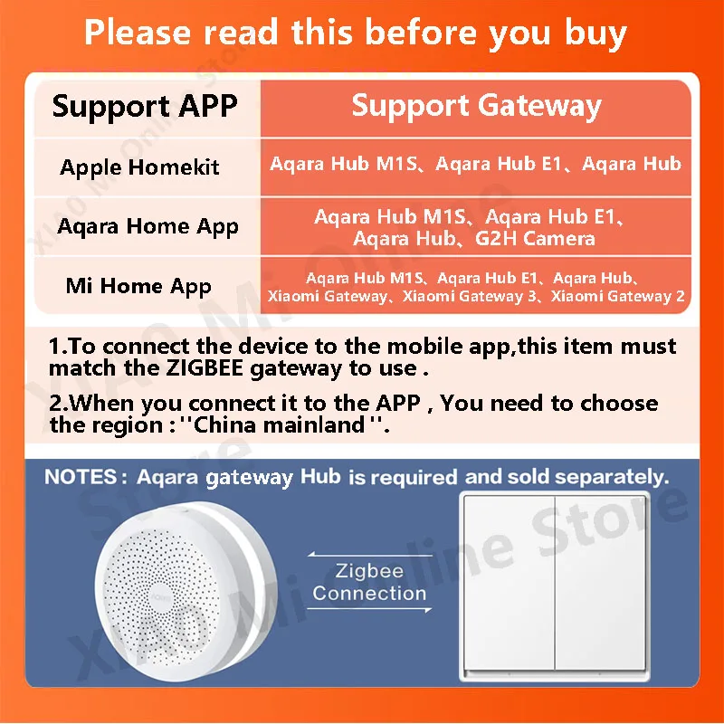 جديد Aqara مفتاح الجدار الذكي E1 زيجبي 3.0 مفتاح المنزل الذكي اللاسلكي مفتاح الإضاءة سلك النار مع عدم وجود محايد ل Mi Home homekit