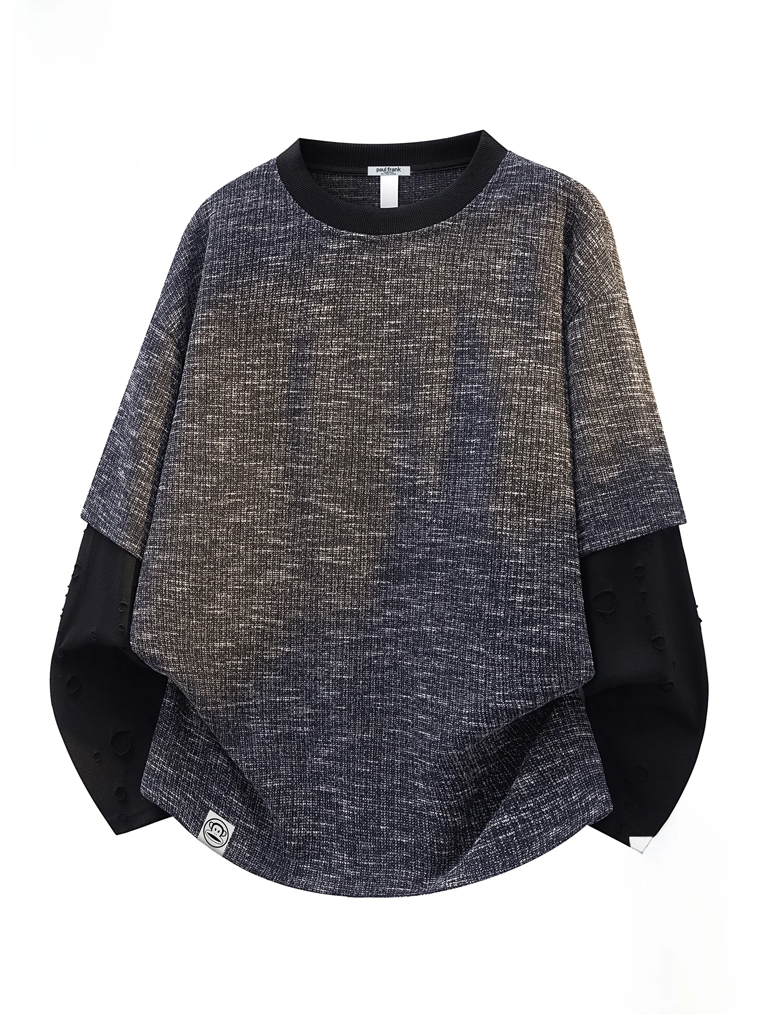 

PaulFrank Loose Fit round Ne Long Sve Sweatirt Casual Top for Men Spring New Sle Comfortable Polyester Fiber Youth T...