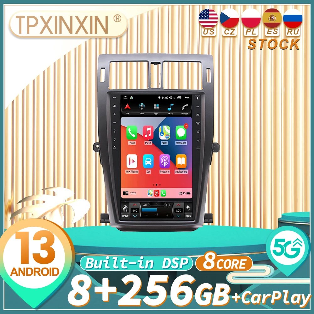 

For Toyota Crown 2010 2011 2012 2013 2014 Qualcomm Android Auto Car Radio Automotive Multimedia Stereo Player GPS Navi Head Unit