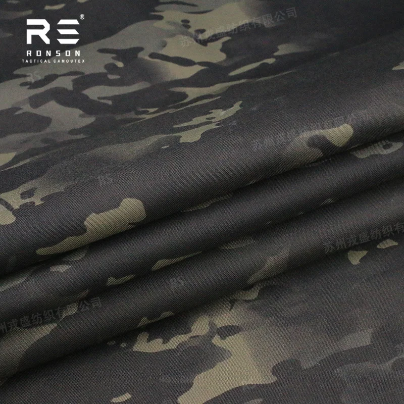 MCBK Multi Black Camouflage 500D Both Sides Laminated Nylon Cordura Squadron Fabric Tactical Vest Laser Cut Molle System - view 6