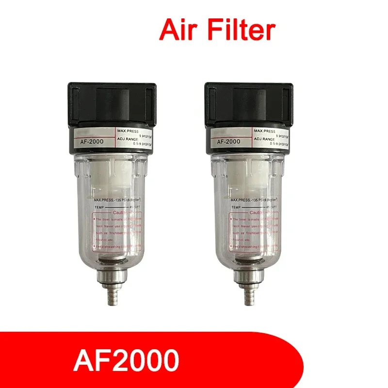 

AF2000 Moisture Separator For Compressor Universal Air Water Oil Filters Catch Auto 1/4" Compressed Air Filter