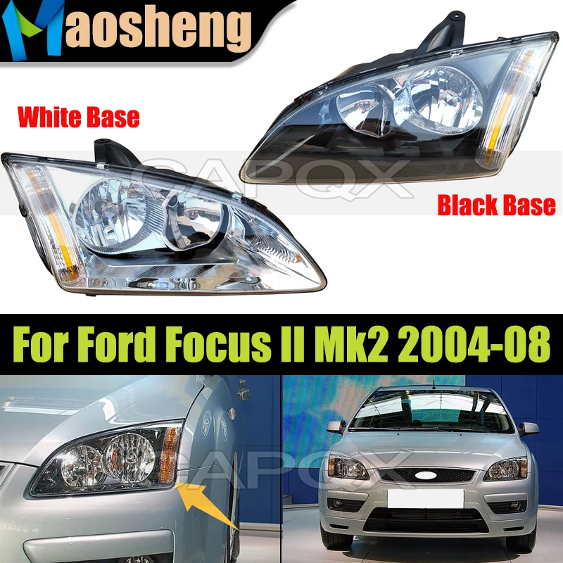 

Передняя фара автомобиля для Ford Focus II Mk2 2004 2005 2006 2007 2008, фара дальнего света