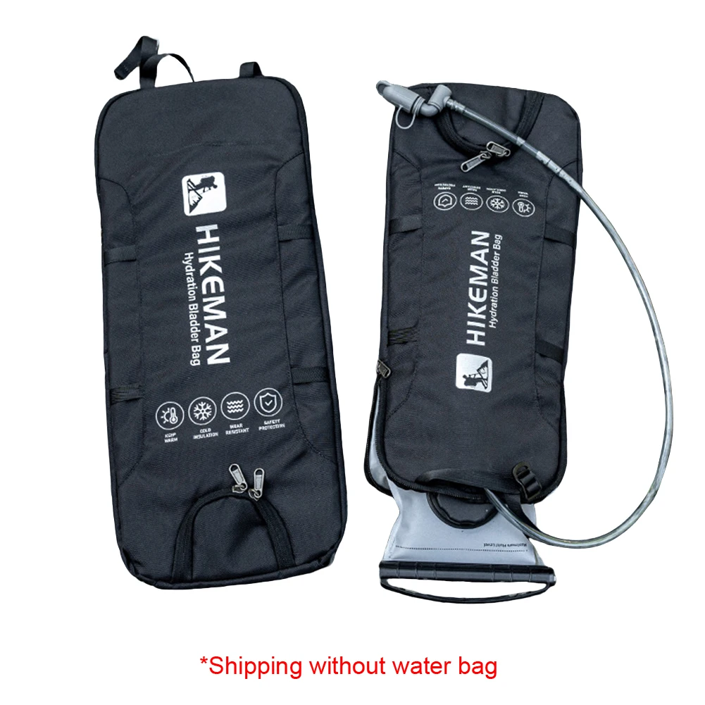 Insulated Cooler Bag for 1-2L & 2-3L Water Bladder Water Resistant Protective Insulated Sleeve for Hiking Cycling Camping Skiing