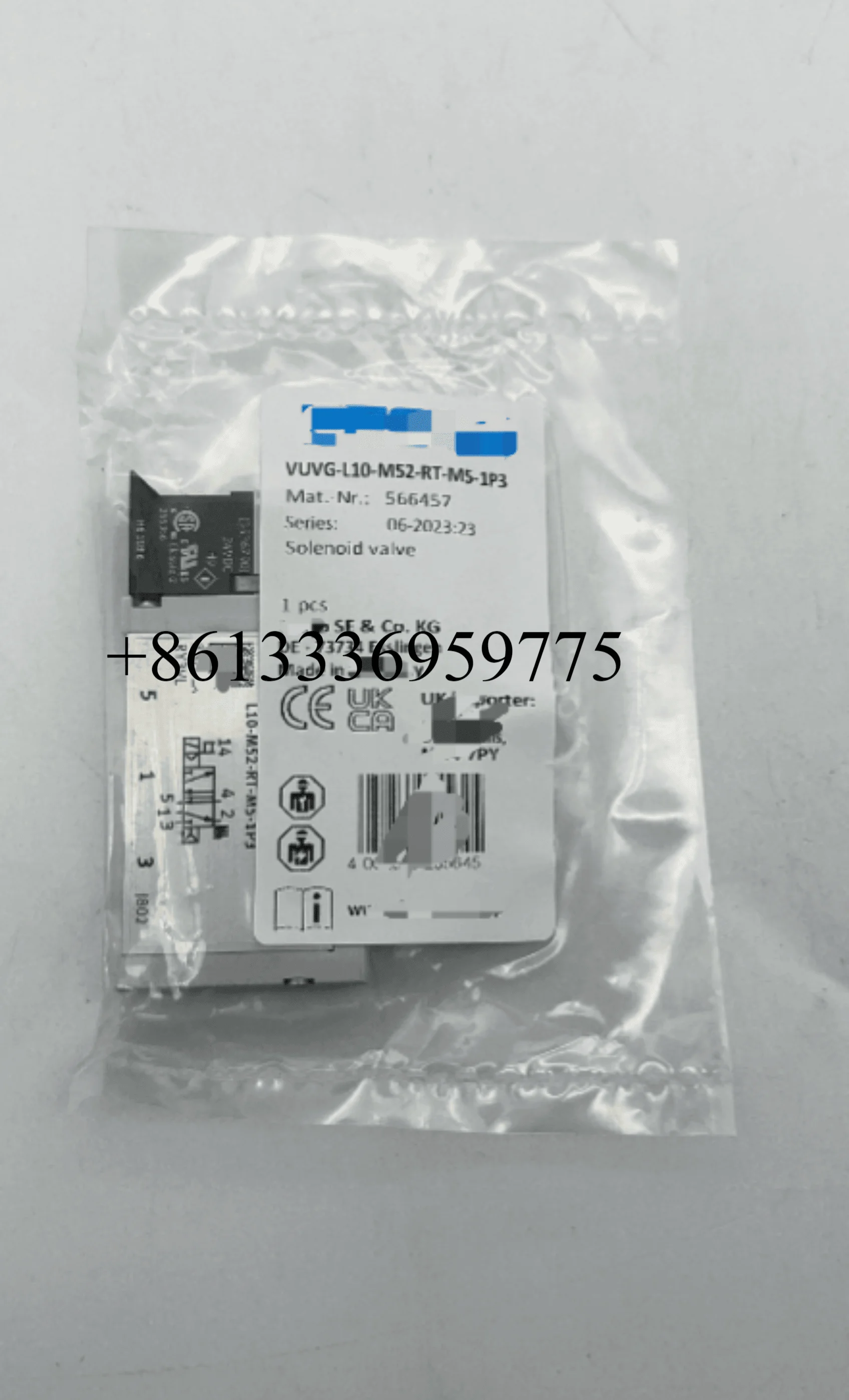 

Real shooting VUVG-L10-M52-RT-M5-1P3 Solenoid Valve One year warranty