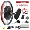 20 インチ電動自転車後輪変換キット 48V 1000W、LED ディスプレイとブラシレス コントローラー付き電動自転車変換キット 5