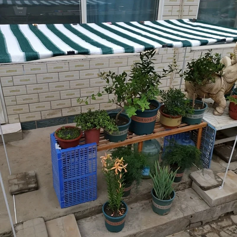 【Rete parasole da giardino】 Realizzato in polietilene, focale sull'esperienza durante l'uso Questa rete parasole per esterni è un piano adatto.