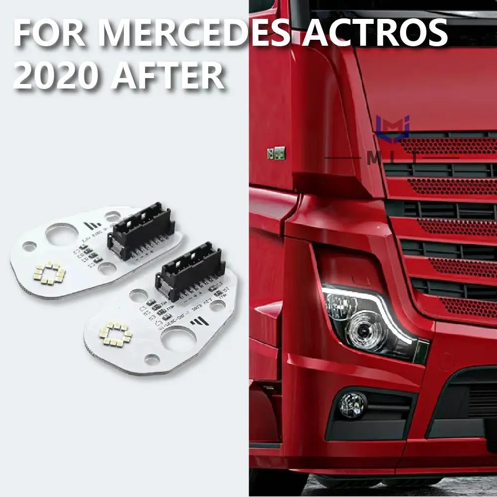 DRL Xenon White Light Source PCB Boards Chips Headlight Replacement Spare Parts For Mercedes‑Benz Actros MP5 Truck 2020+