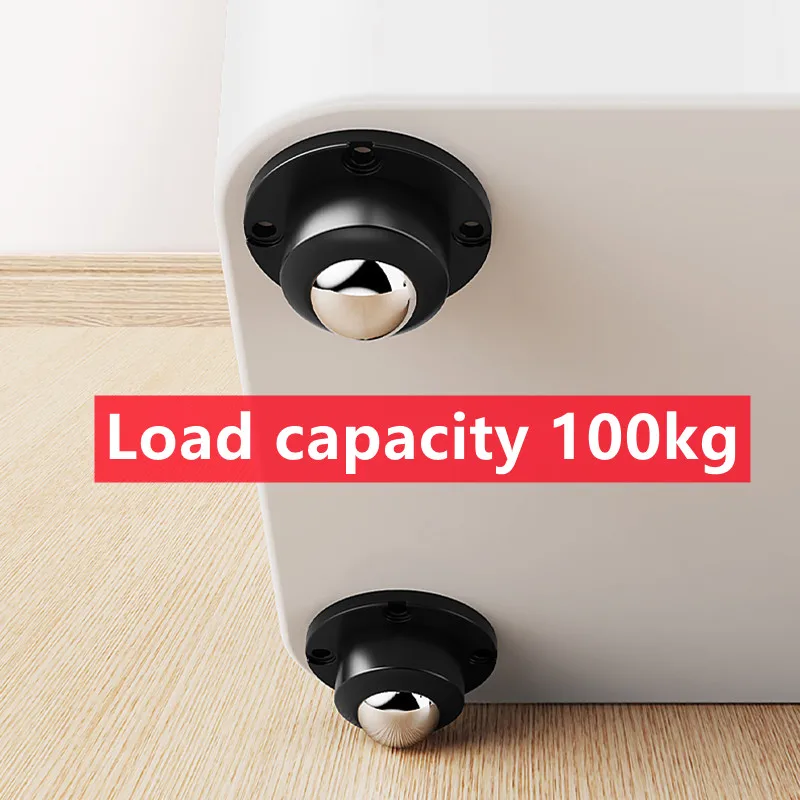 Neue Heavy Duty Möbel Rollen Räder Selbstklebende Pulley Edelstahl Starke Last-lager Universal Rad 360 ° Rotation