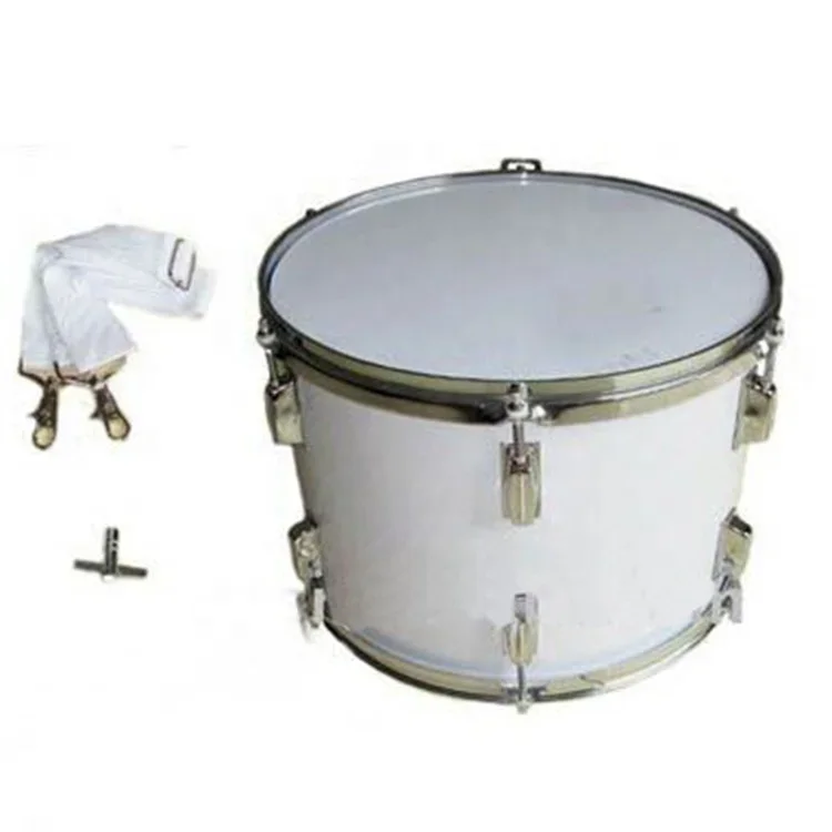 Wholesale high quality white professional 14*10 inch delicate durable snare drum