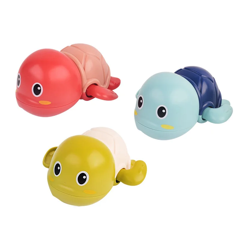 Bebê banho e água jogando brinquedos, patos, golfinhos, natação, flutuando, Clockwork, 1pc