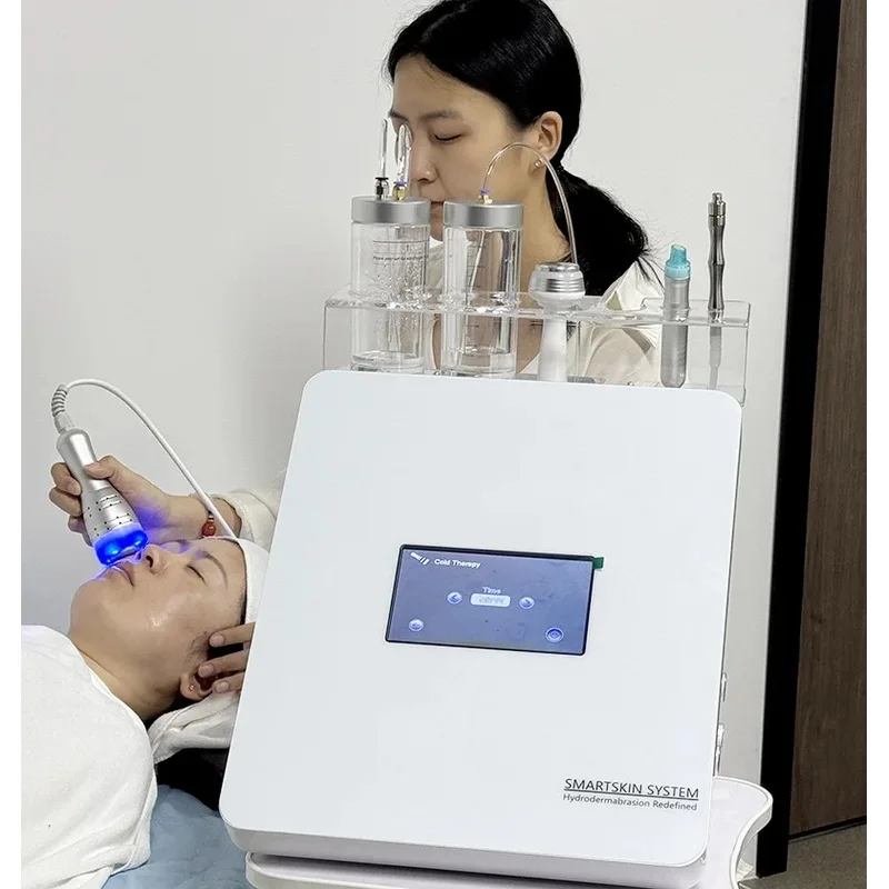 4-in-1 Hydra Facial Machine Dermabrasion with Vacuum Blackhead Removal Diamond Peeling Cold Hammer Ultrasonic Deep Cleaning