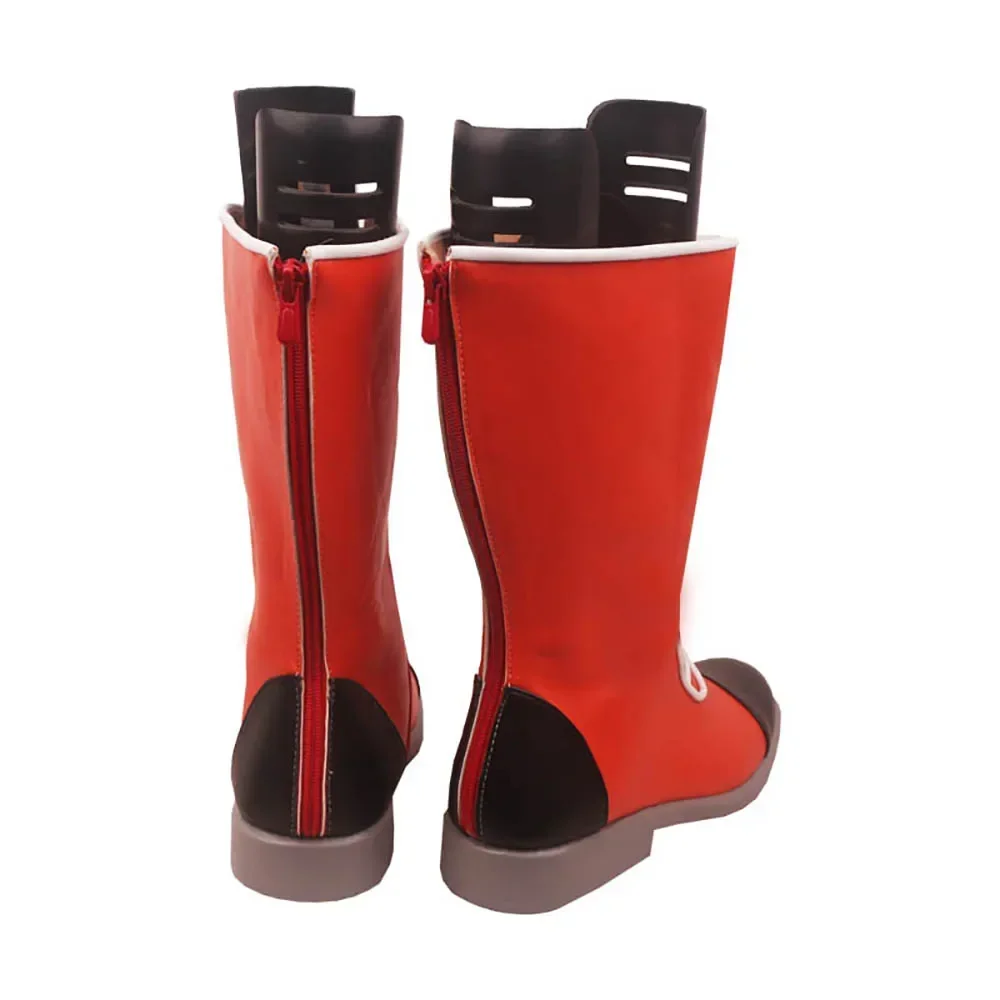 JOJO's Bizarre Adventure: Diamond is Unbreakable – Akira Otoishi Cosplay Stiefel – individuelle rote Schuhe – jede Größe erhältlich