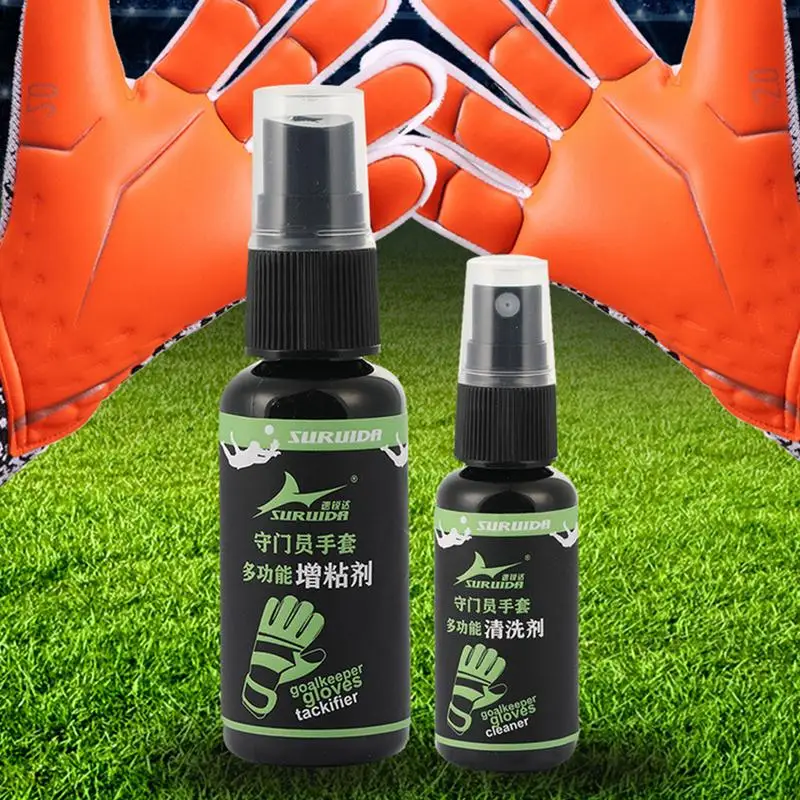 Goalkeeper Mitten Grip Spray Natural Goalkeeper Mitten Grip Spray Portable Cleaning Spray Football Mittens Clothes Cleaner