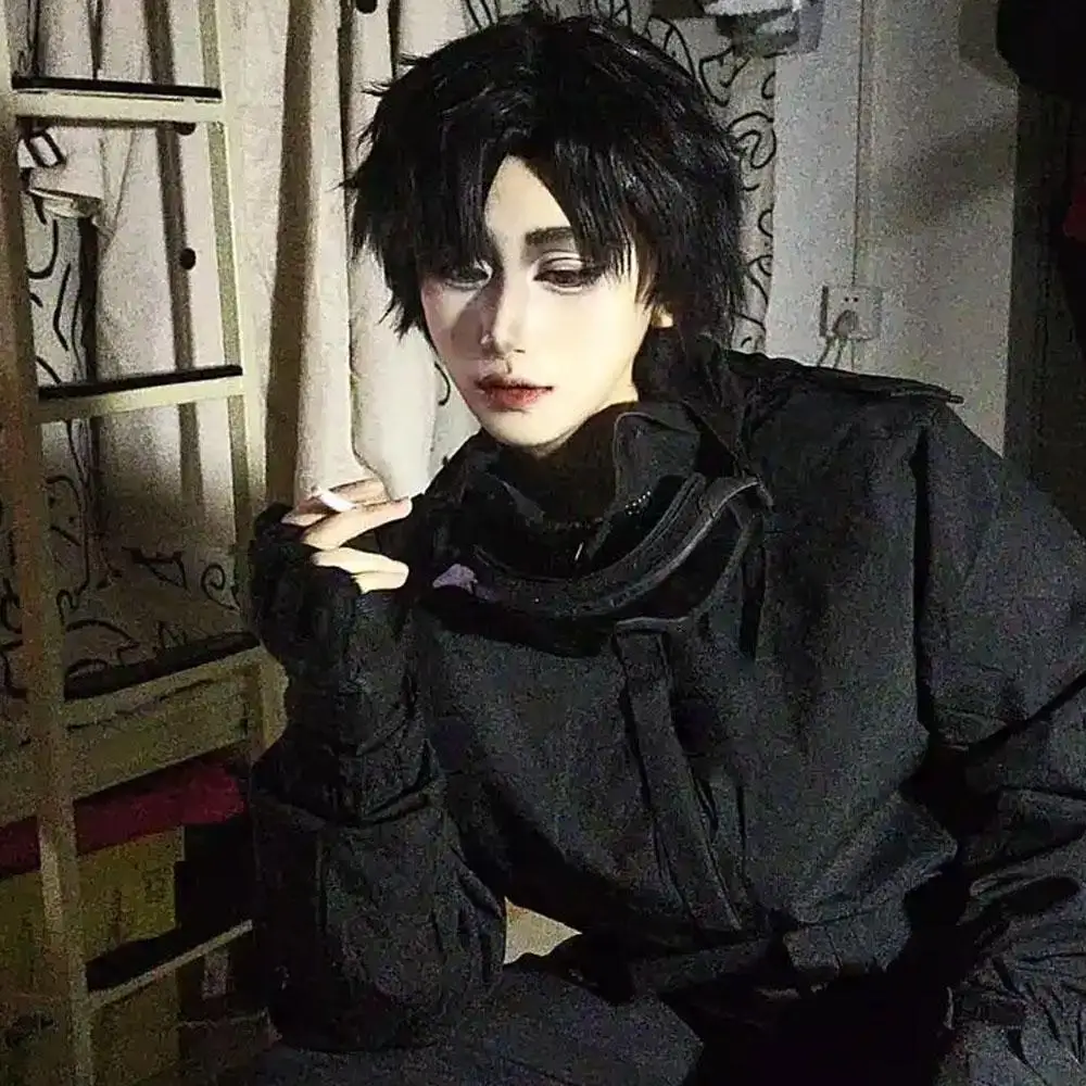 Mystery Cosplay Wig For Men Hair With Free Wig Cap Halloween Accessories For Saja Boys Jinu Baby Abby Mystery Romance Wig X0b6