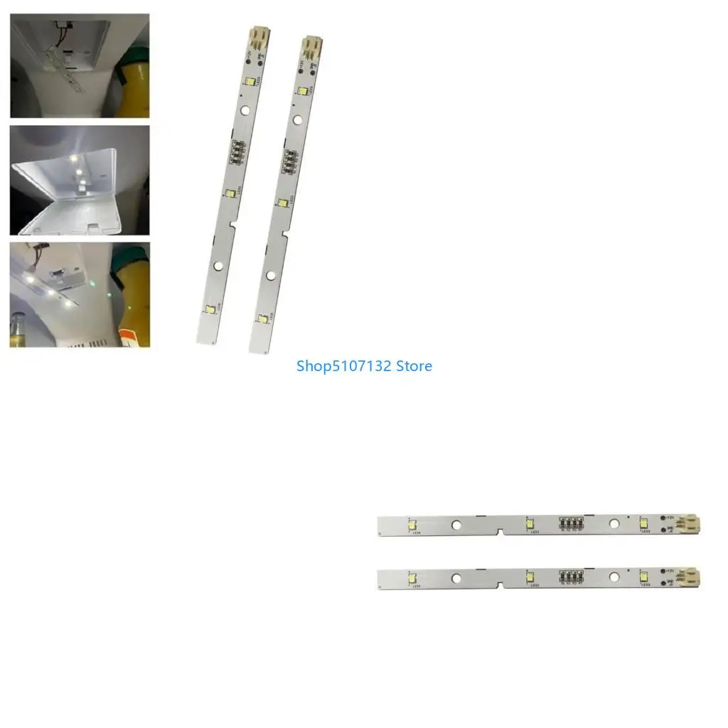 

87HD Set Of 2 LED Refrigerator Light Unit For Improved Visibility 1629348 12V Power