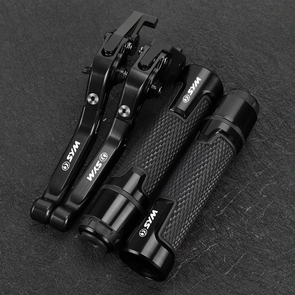 

For SYM MAXSYM 400i 600i MAX 400 600 All Years Motorcycle CNC Adjustable Extendable Brake Folding Clutch Levers Handlebar Grips