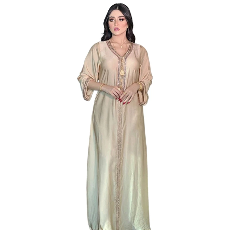 

Платье Caftan, исламский кафтан, платье, Молитвенное платье, длинное платье кафтан для женщин, праздничное Повседневное платье для верховой езды