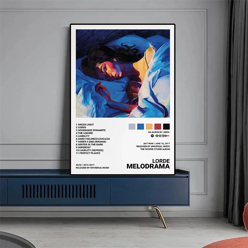 Melodrama Music Album Cover Pictures Pop Singer Lorde Classics Posters For Room Canvas Painting Print Art Home Wall Decor Gift