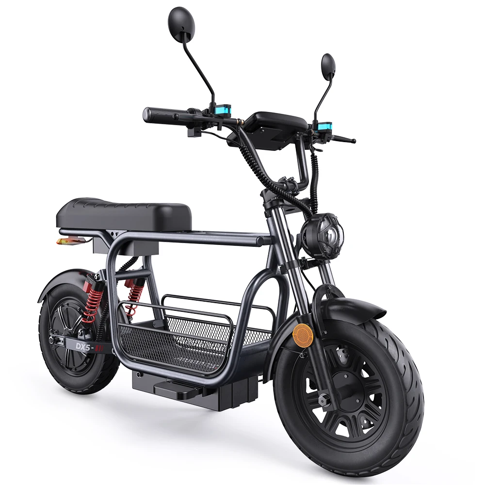 iScooter-DX5 E-Scooter para adultos - Motor de 1500W - Batería de 48V 15.6Ah - con NFC - Scooter eléctrico inteligente - 55KM/H 60-72KM de autonomía - Neumáticos de 15 pulgadas