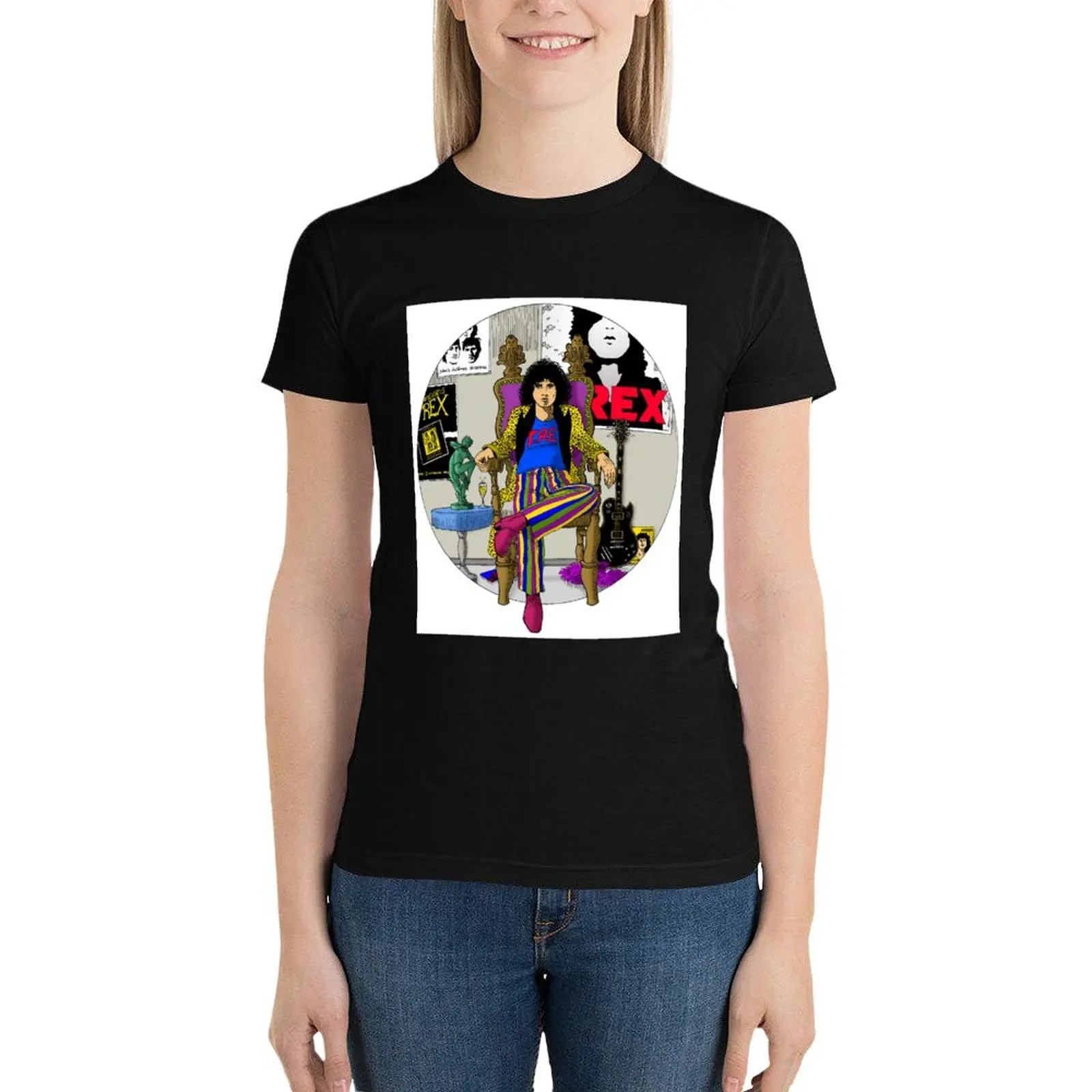 Marc Bolan - 20th Century Boy T-Shirt funny Aesthetic clothing Women's summer blouses 2024