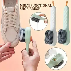 Multi-Surface Liquid Shoe Brush - Soft Bristles & Ergonomic Handle for Bathroom, Kitchen & Laundry Cleaning