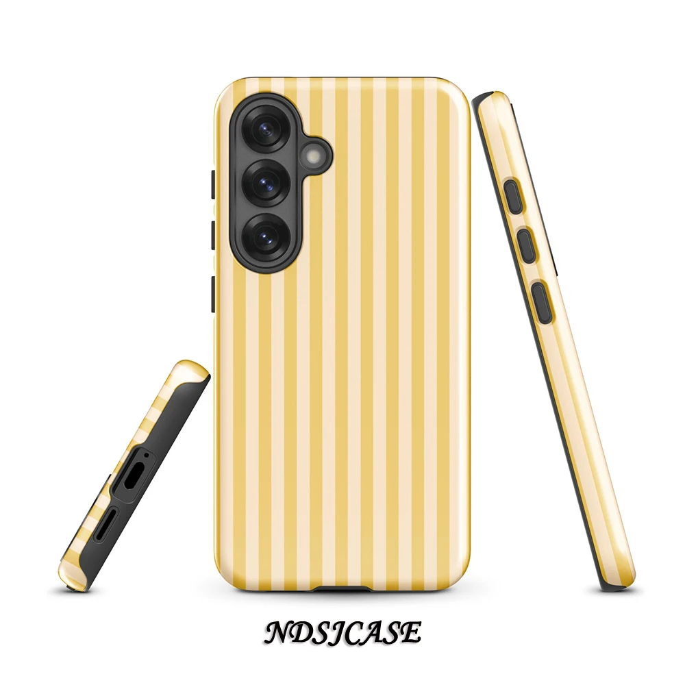 

Fashion Amberstone Phone Case for Samsung Galaxy S20 FE S22 S24 S25 Plus Ultra 4G 5G Luxury Double-layer Back Cover Funda