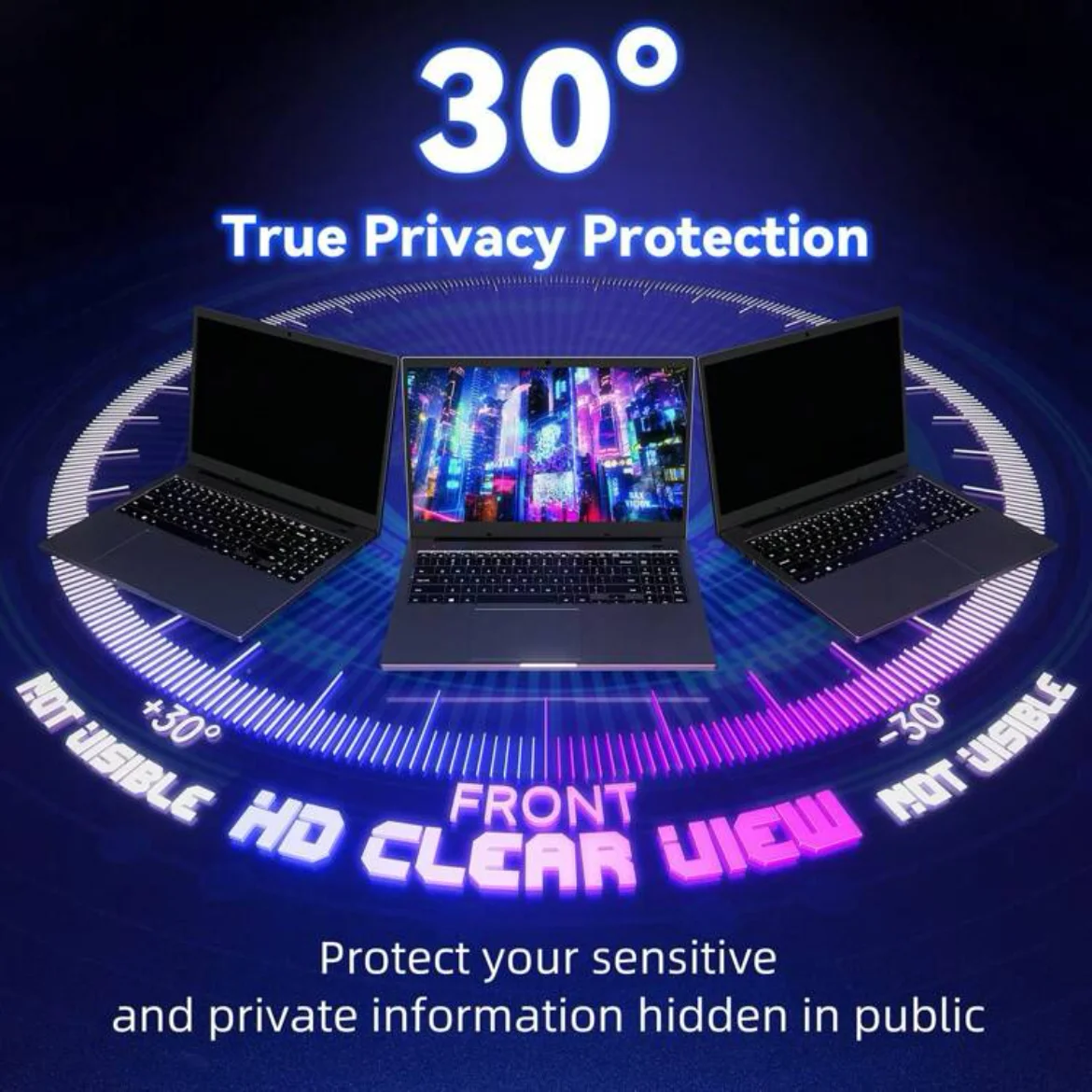 Anti-spy Privacy Film For Laptop 14 15.6'' (16:9) Screen Protector Notebook PC Computer Anti-peep Filter Matte Anti-Glare Film