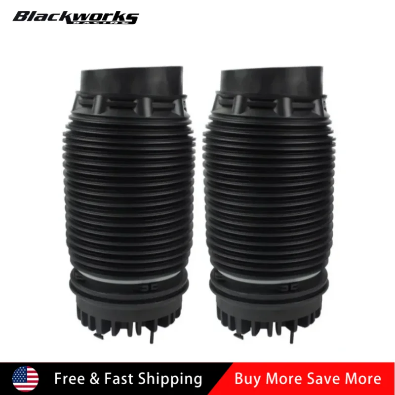 04877136AA 04877136AB 68248948AA Rear Left & Right Air Suspension Spring Bags Black For 2014-2018 Ram 1500 3.0L 3.6L V6 5.7L V8
