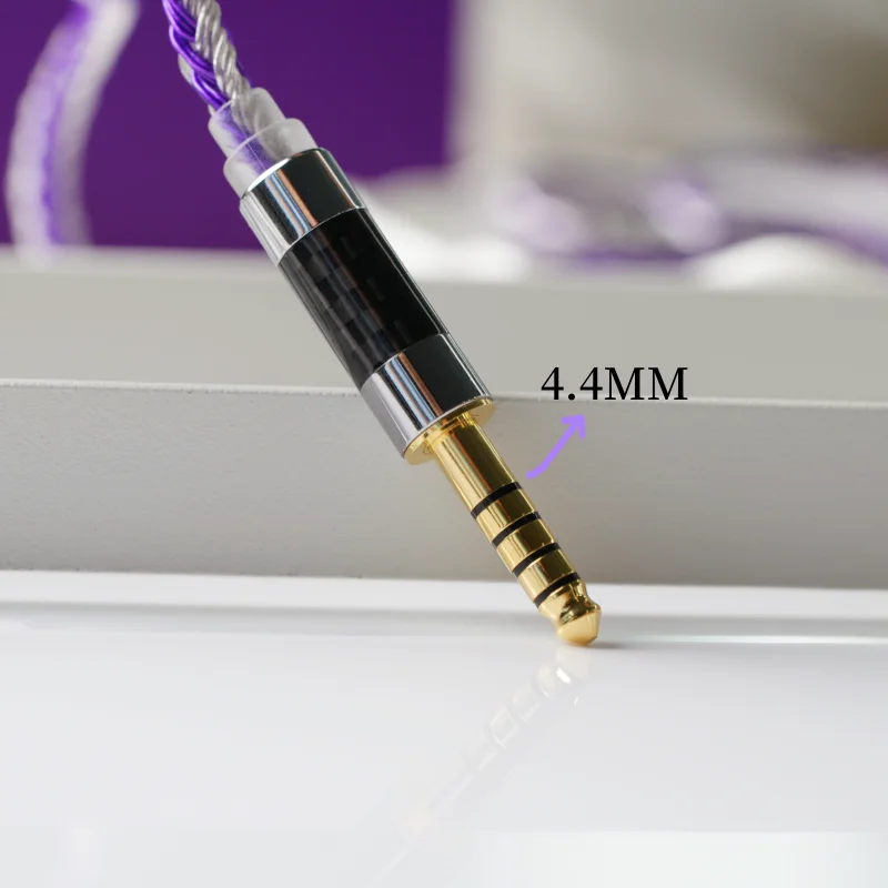 24 コア銀メッキ銅イヤホンワイヤー MMCX/0.78 ミリメートル 2 ピン/QDC/TFZ 丸い耳ヘッドフォンアップグレードケーブル