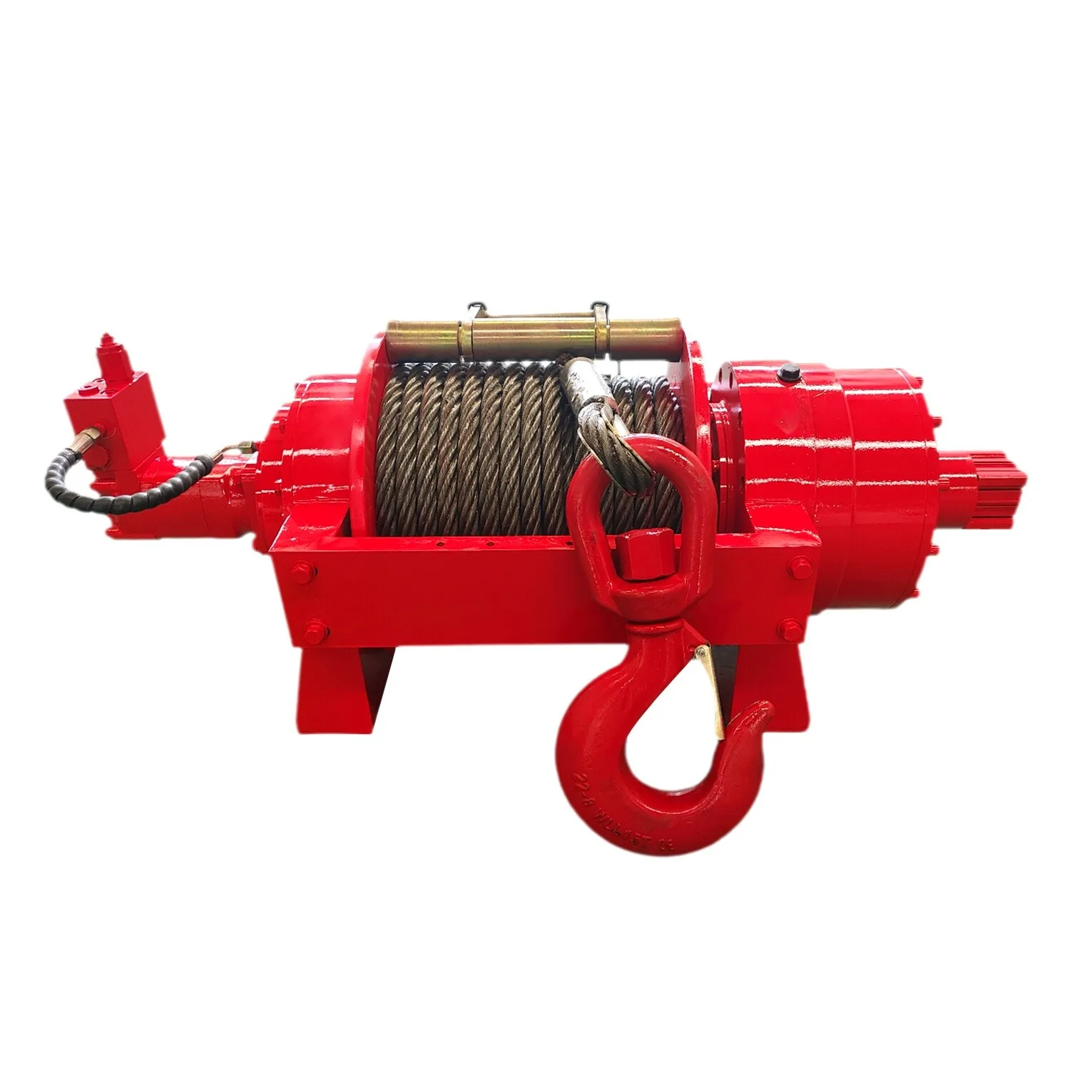 

Factory Direct Sale 25Ton Truck Winch Hydraulic Steel Cable Pulling Winch For Auto Boat Rotating Tow Truck Trailer For Cranes