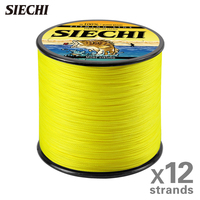 SIECHI New X12 Super Strong 12 Strands Braided Fishing Line 300M 149.9LB Multifilament PE Line Saltwater Fishing Tackle