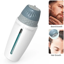 Mezoroller Beard Derma Stamp H24 Bio Needles Micro-Needling Adjustable Needle Size for Hair Re- Growth Treatment Microneedle MTS