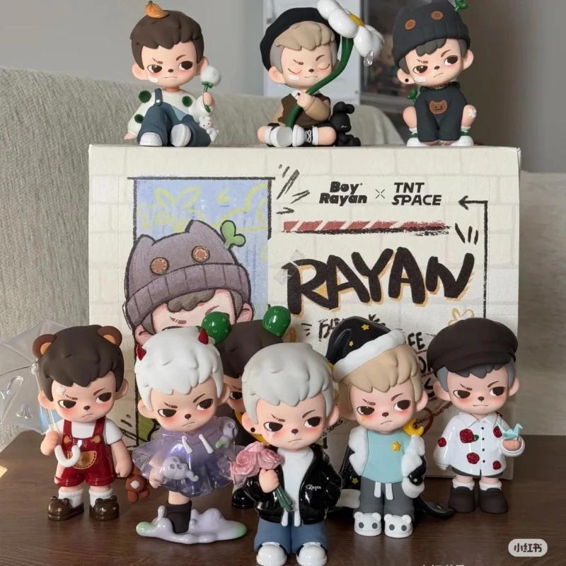 Original Rayan All Things Grow Series Blind Box Anime Figure Model Decoration Collectible Kawaii Boys Desktop Friends Gifts