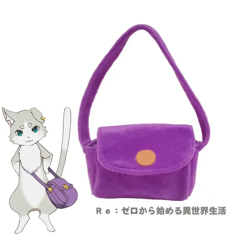 25-52 سنتيمتر إعادة صفر كارا هاجيميرو Isekai Seikatsu Natsuki سوبارو عالم مختلف عفريت ريم إميليا القط مع حقيبة أنيمي ألعاب من نسيج مخملي دمية