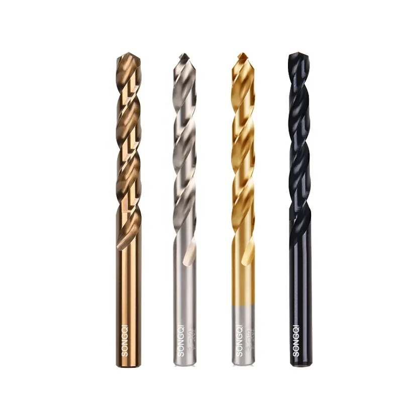 

SONGQI DIN338 Fully Ground Power Tool Accessory HSS INOX Drill Bits for Stainless Steel Metal Jobber