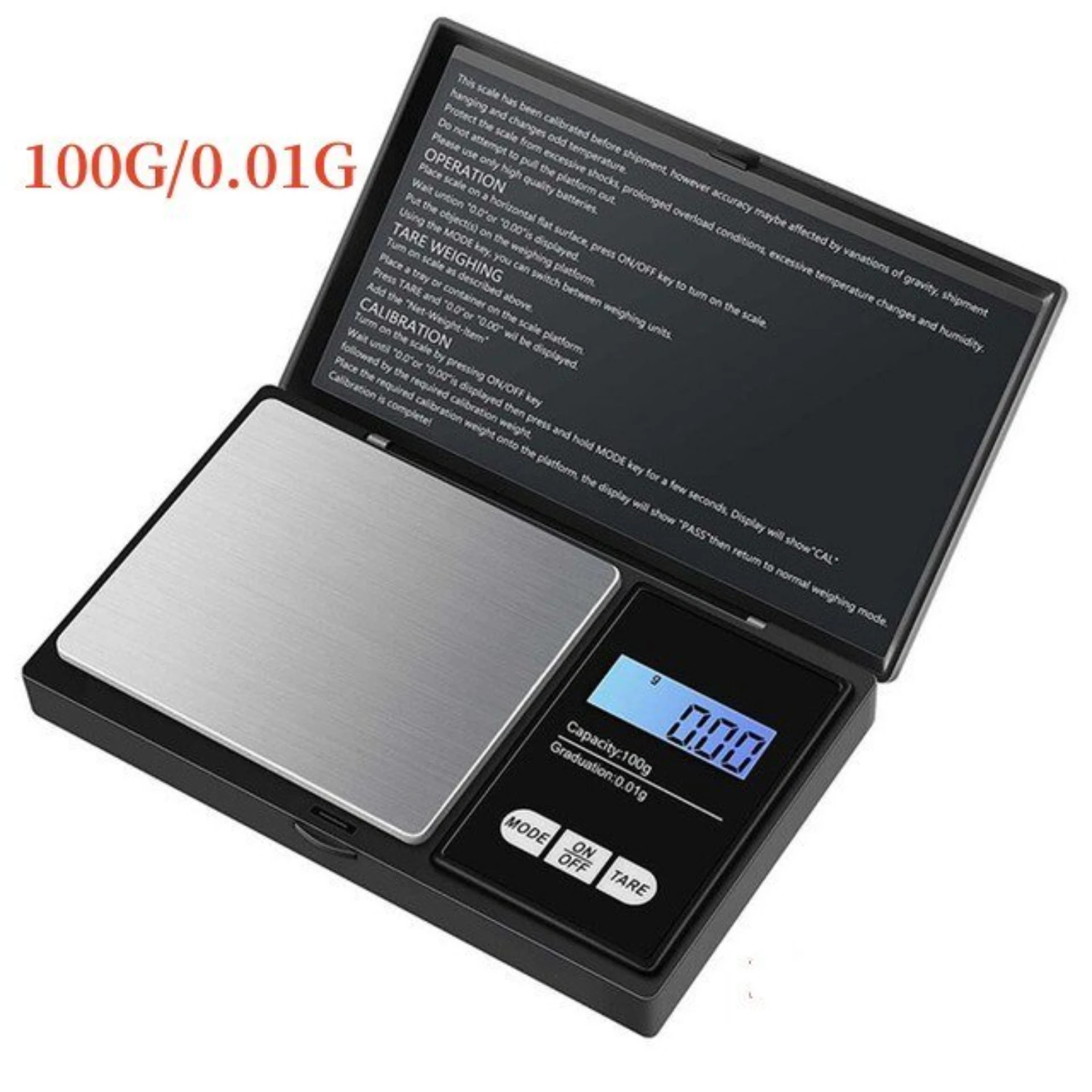 Mini Portable High Precision Electronic Jewelry Scale Gram Weight Tool Box Micro Pocket Jewelry Scale Gram Weighing Device