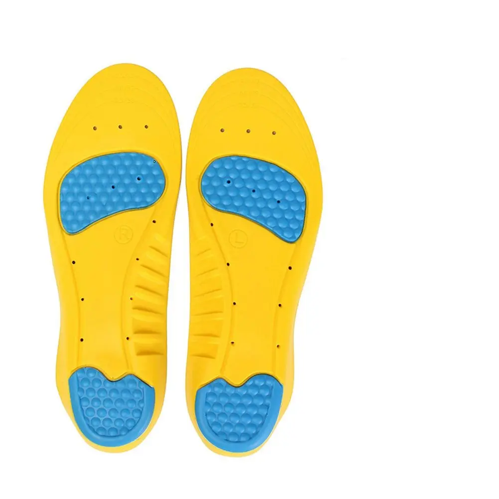 Memory Foam Shoe Inserts Pair Breathable Absorbent Deodorizing Cushioning Insoles for Work Boots Athletic Shoes Tennis Golf