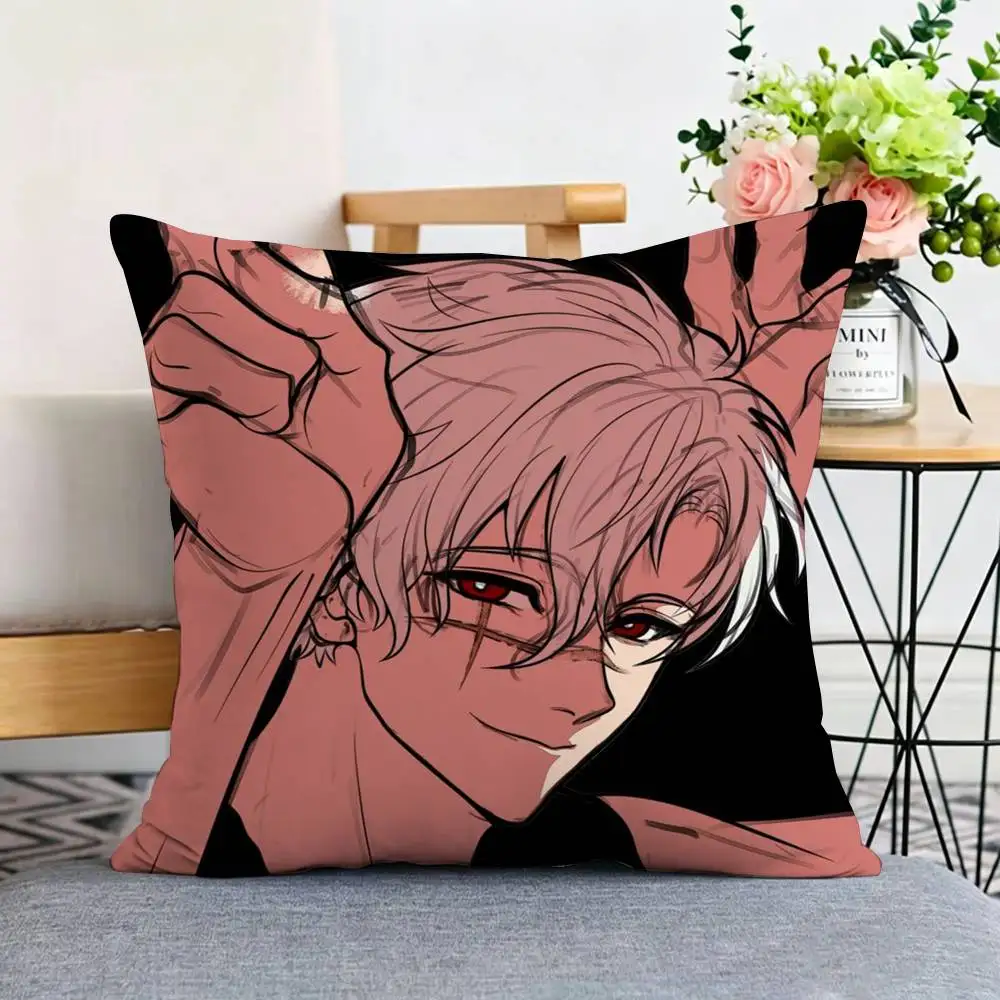 B-Blue Lock Bunny Iglesias Double-sided print Pillow Case Cushion Cover Throw Pillow Case For Car Sofa