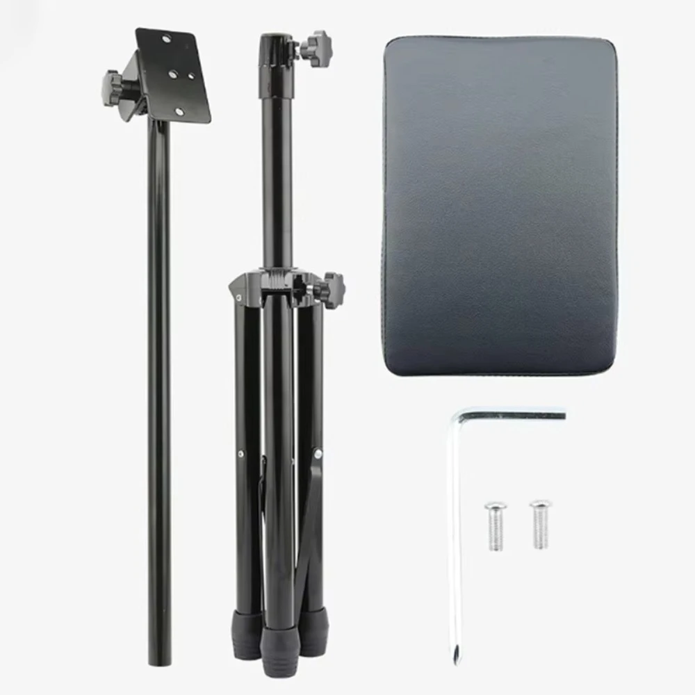 Foldable Three-Legged Thickened Panel Metal Tattoo Arm Rest Stand