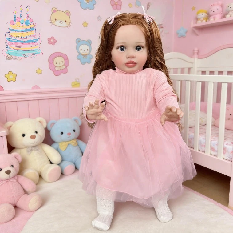 

66CM Reborn Pippa Real Looking Very Lifelike with 3D Painted Skin Realistic Visible Veins High Quality Collectible Art Doll